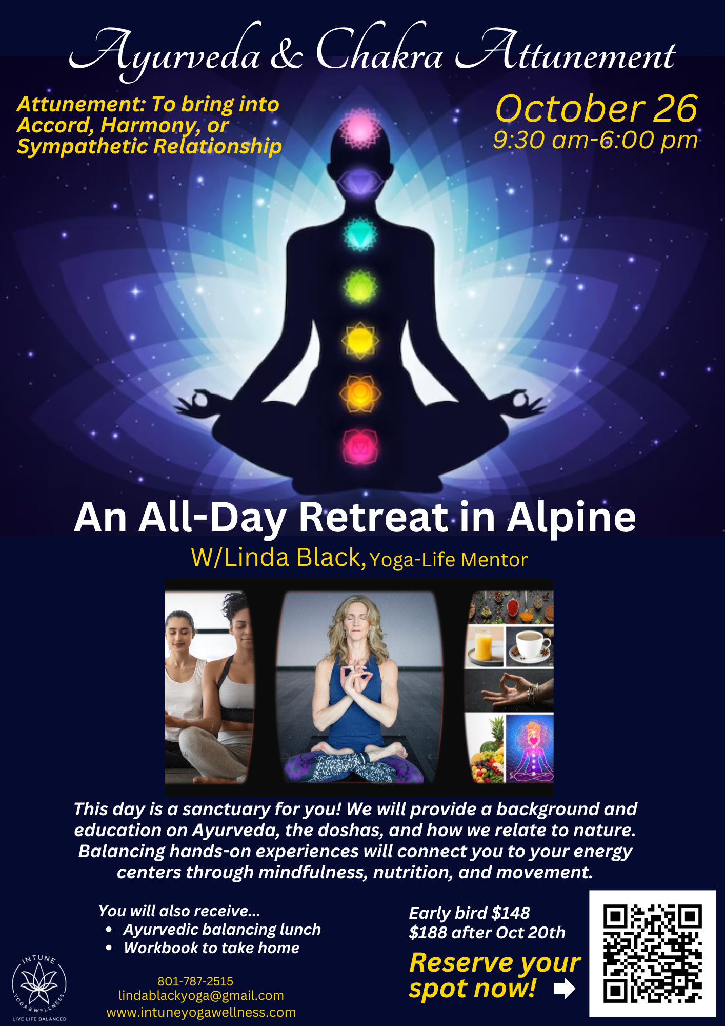 Ayurvedic & Chakra Attunement Retreat - Utah